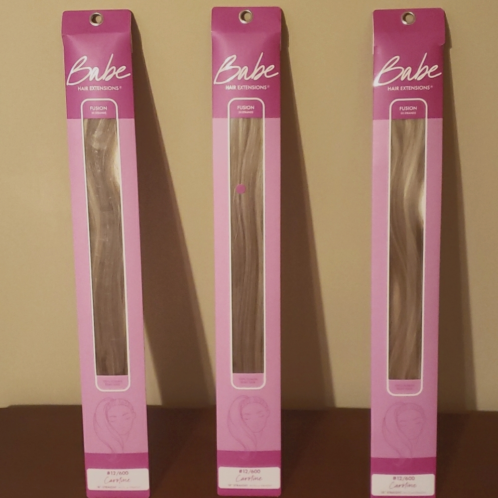 COPY - NIB Babe Fusion 18" Caroline hair extensio…